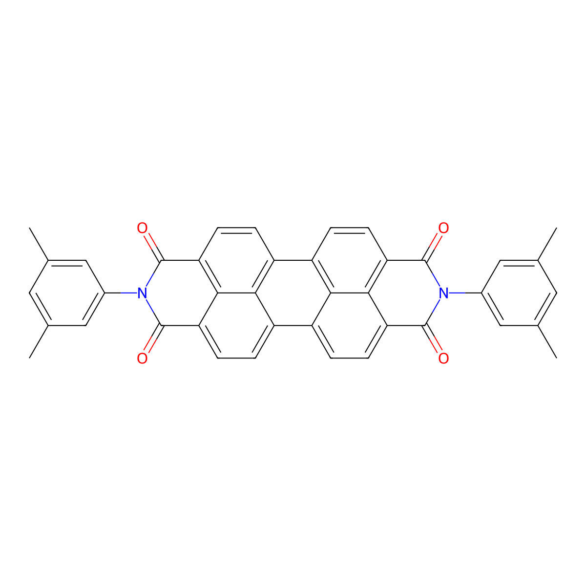 Pigment Red 149 molecular structure, CAS 12225-02-4