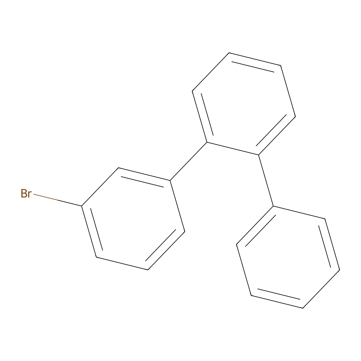 3-Bromo-1,1':2',1''-terphenyl molecular structure, CAS 1222633-95-5