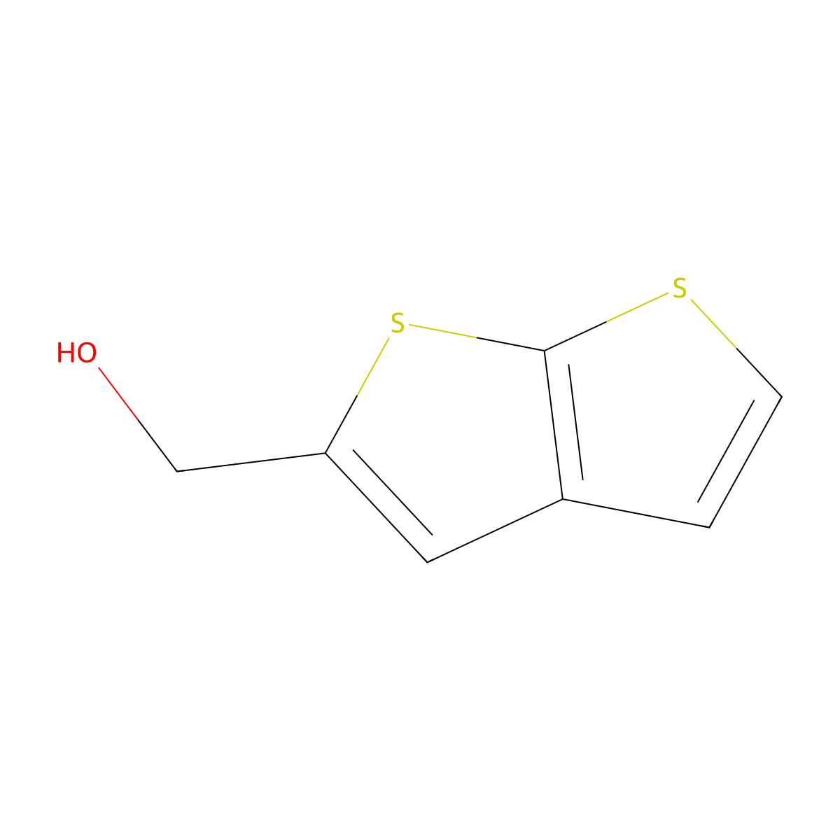 Thieno[2,3-b]thiophene-2-methanol molecular structure, CAS 122267-21-4
