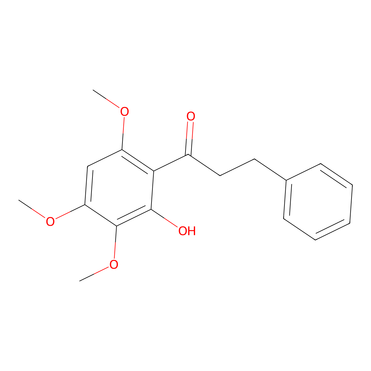 2'-Hydroxy-3',4',6'-trimethoxydihydrochalcone molecular structure, CAS 1222818-87-2