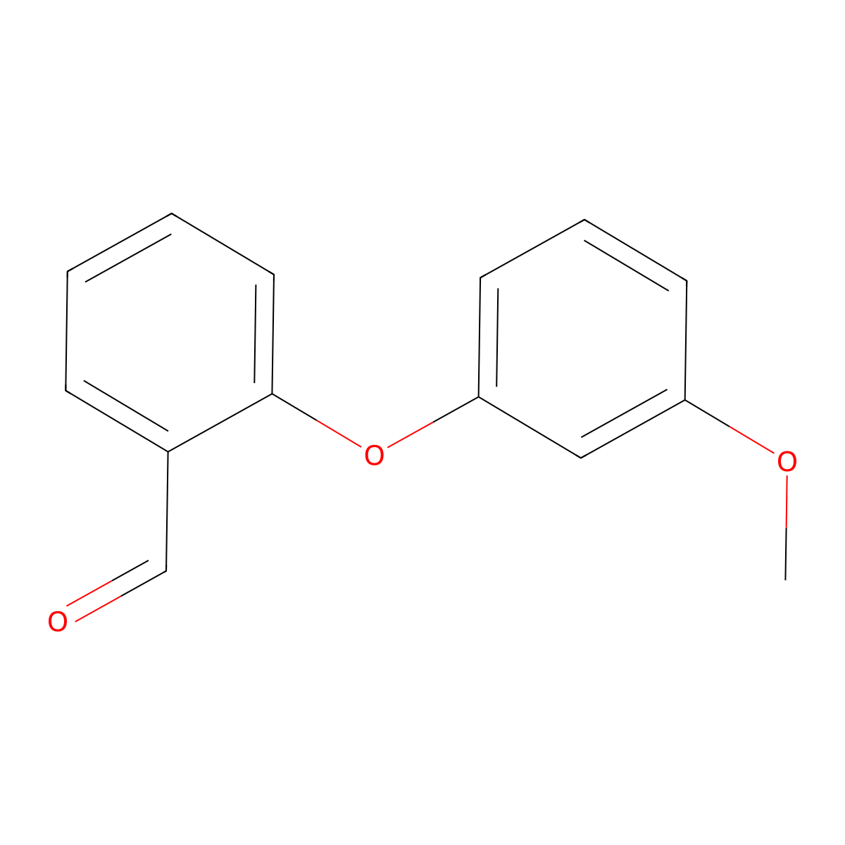 2-(3-Methoxyphenoxy)benzaldehyde molecular structure, CAS 122283-23-2