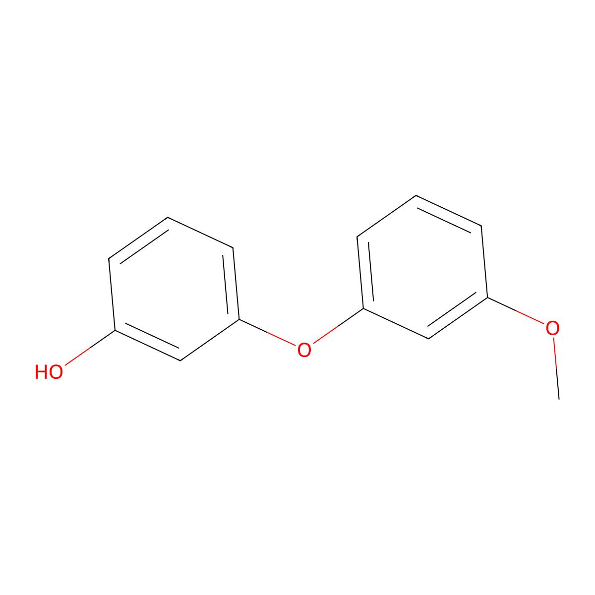 3-(3-Methoxyphenoxy)phenol molecular structure, CAS 122283-28-7