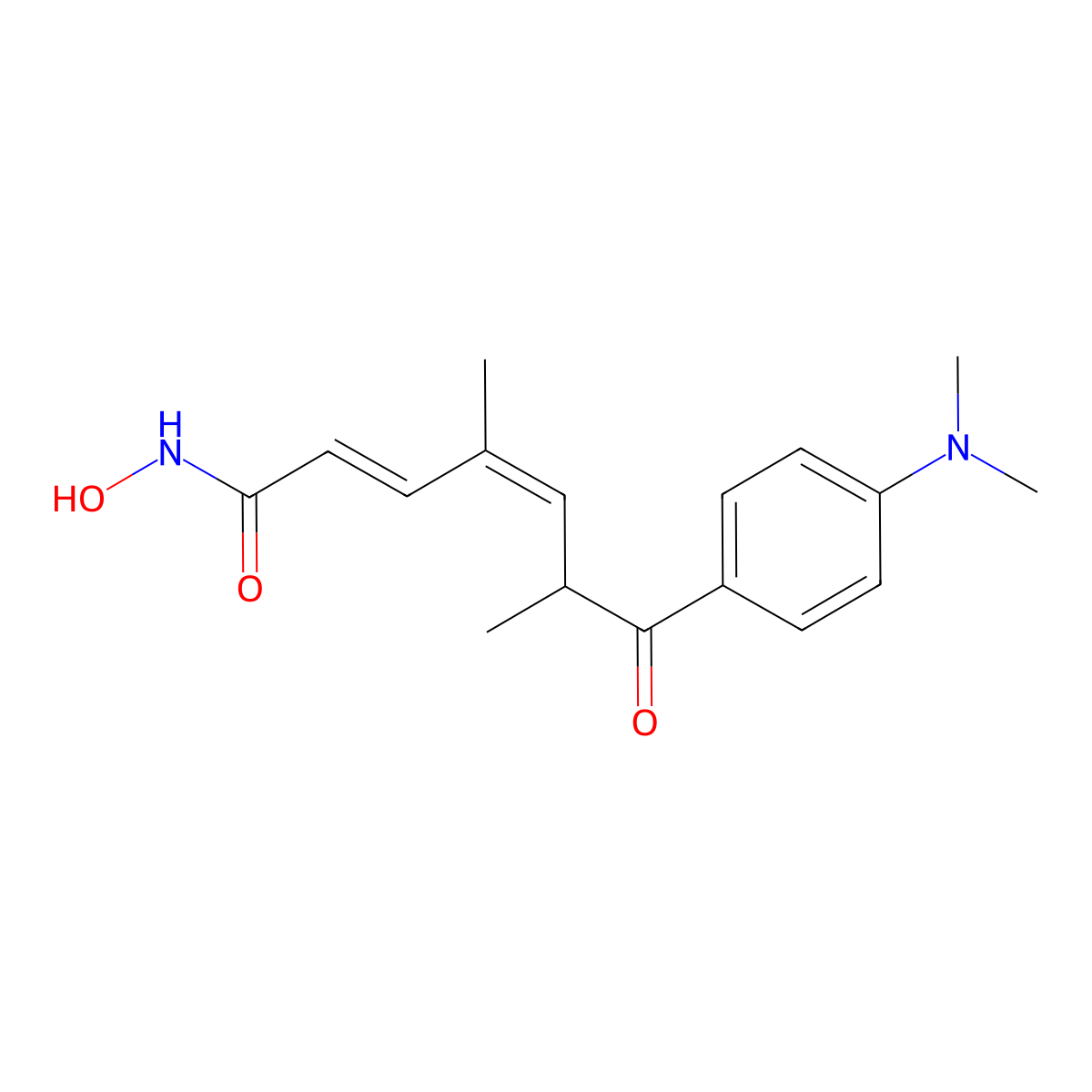 (-)-Trichostatin A molecular structure, CAS 122292-85-7