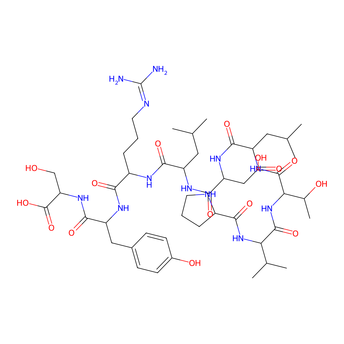 Eglin c (41-49) molecular structure, CAS 122299-11-0