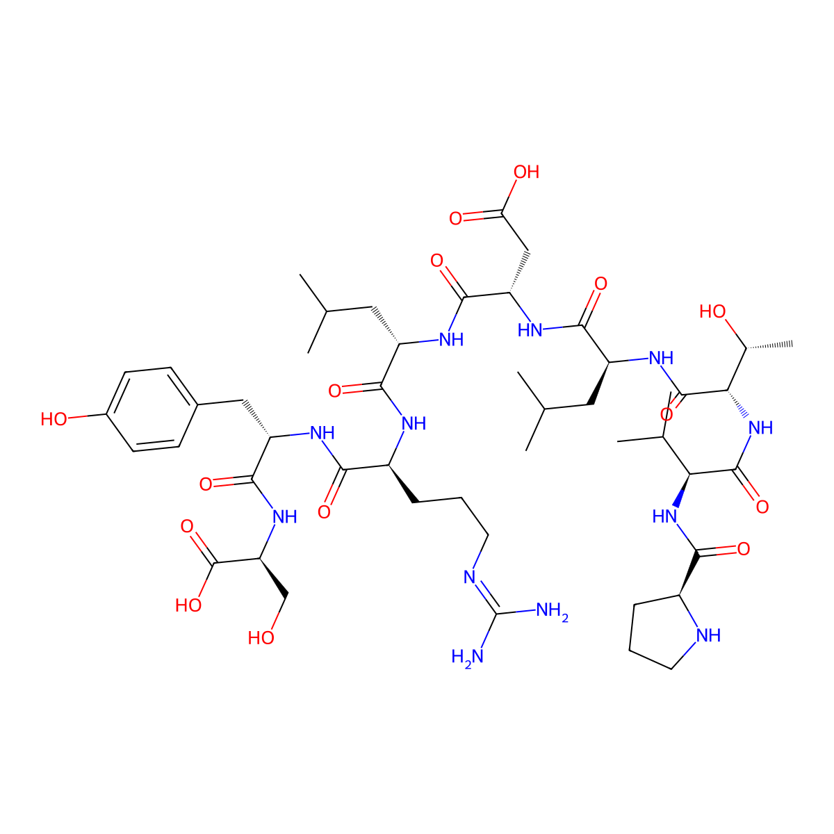 Eglin c (41-49) molecular structure, CAS 122299-11-0