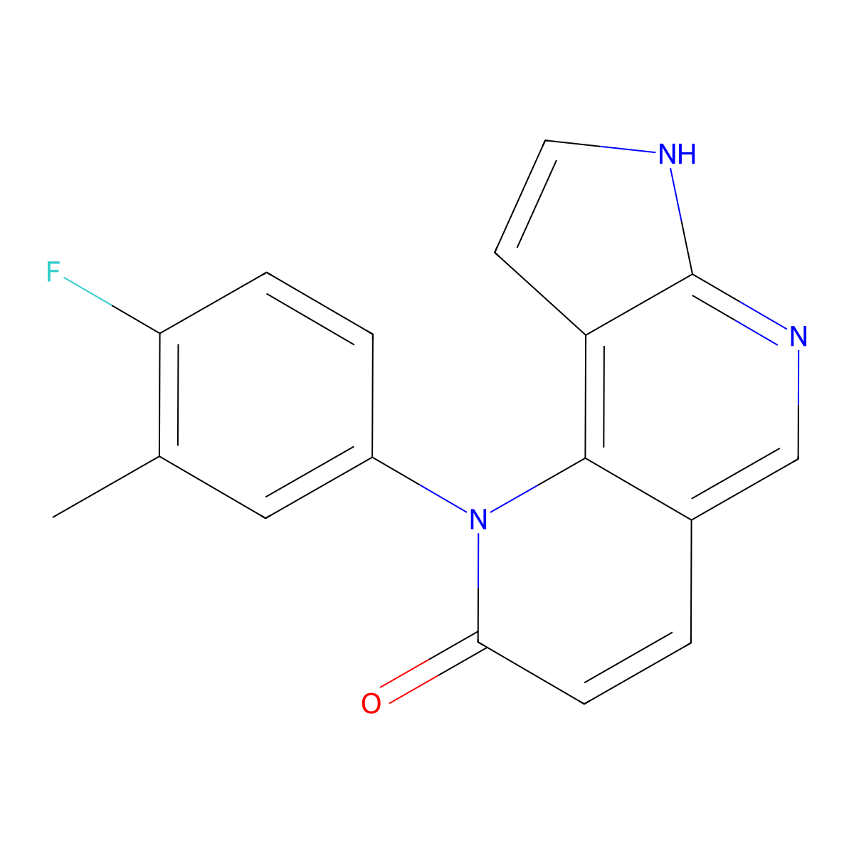 Stk16-IN-1 molecular structure, CAS 1223001-53-3