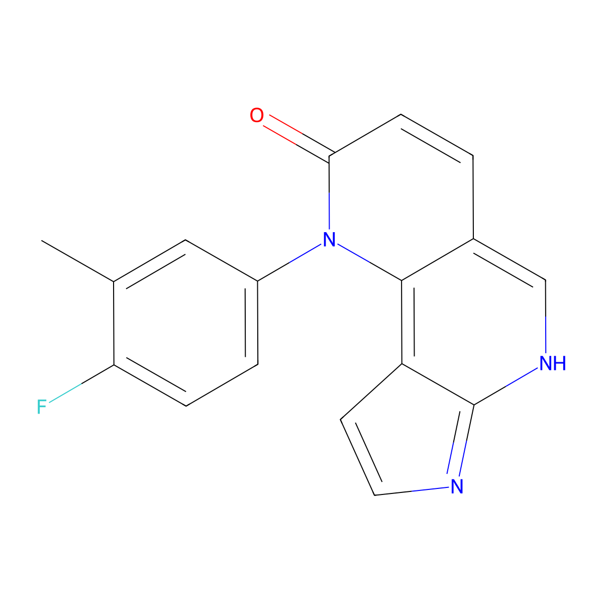 Stk16-IN-1 molecular structure, CAS 1223001-53-3