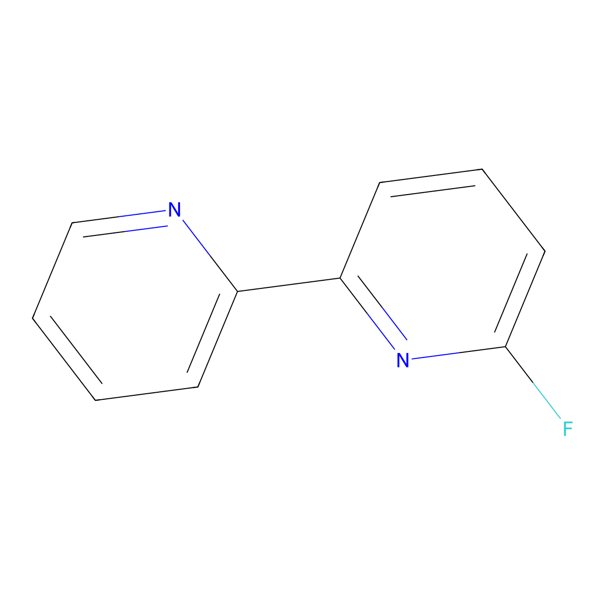 6-Fluoro-2,2'-bipyridine molecular structure, CAS 1223063-81-7