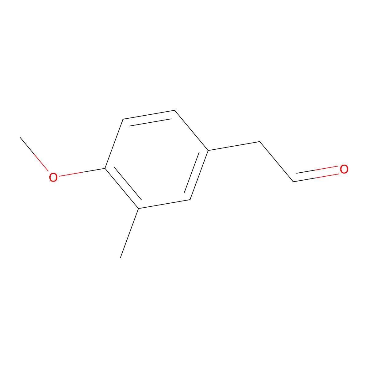 (4-Methoxy-3-methylphenyl)acetaldehyde molecular structure, CAS 122333-97-5