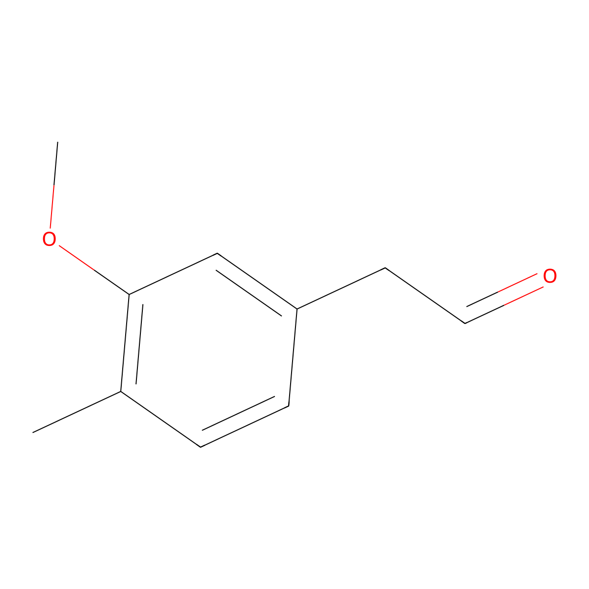 3-Methoxy-4-methylbenzeneacetaldehyde molecular structure, CAS 122333-98-6