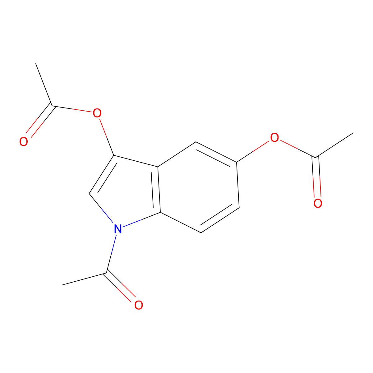1-Acetylindole-3,5-diyl Diacetate molecular structure, CAS 1223385-85-0