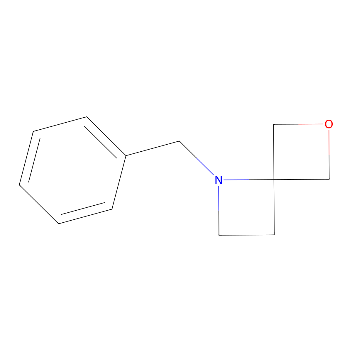 1-Benzyl-6-oxa-1-azaspiro[3.3]heptane molecular structure, CAS 1223573-38-3