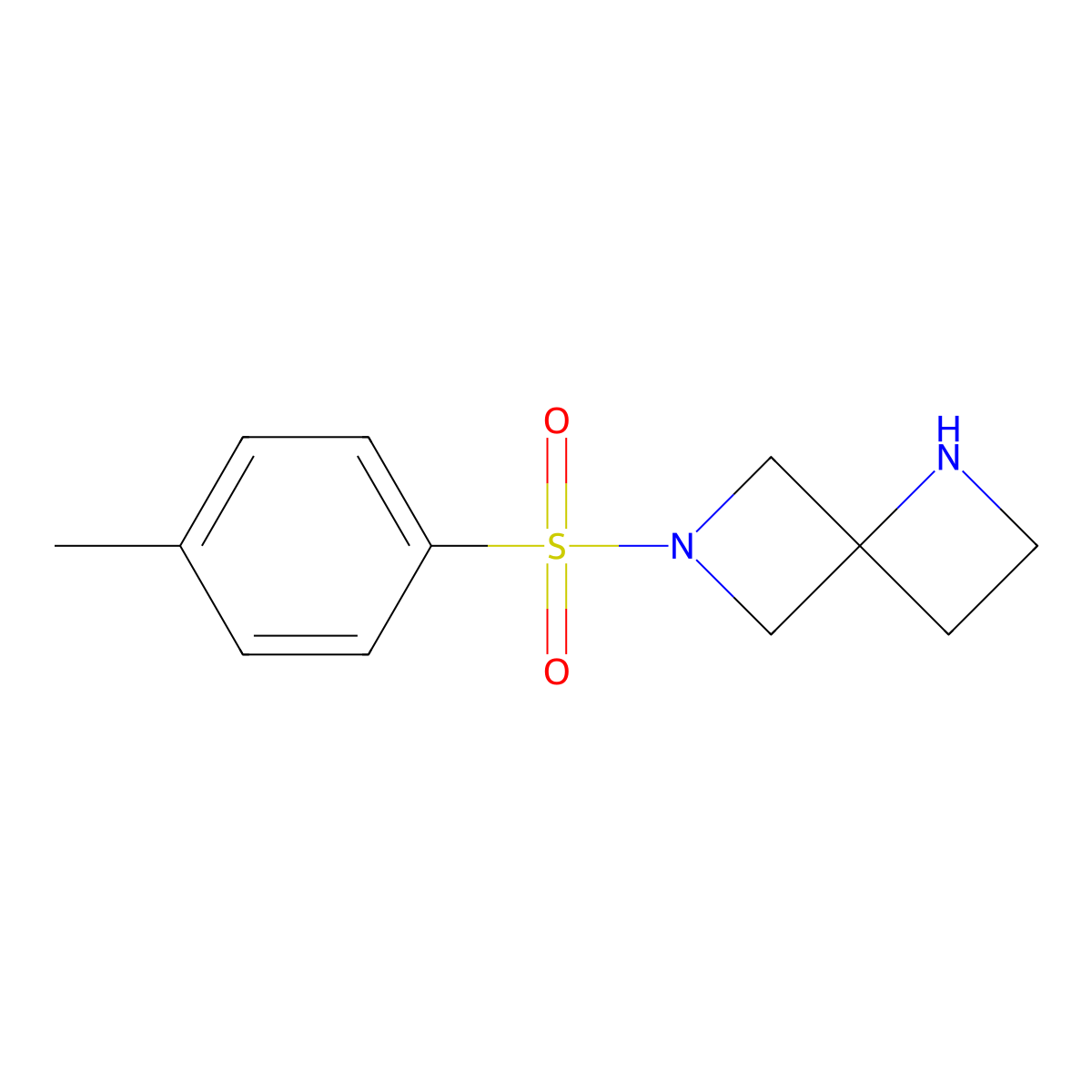 6-Tosyl-1,6-diazaspiro[3.3]heptane molecular structure, CAS 1223573-45-2