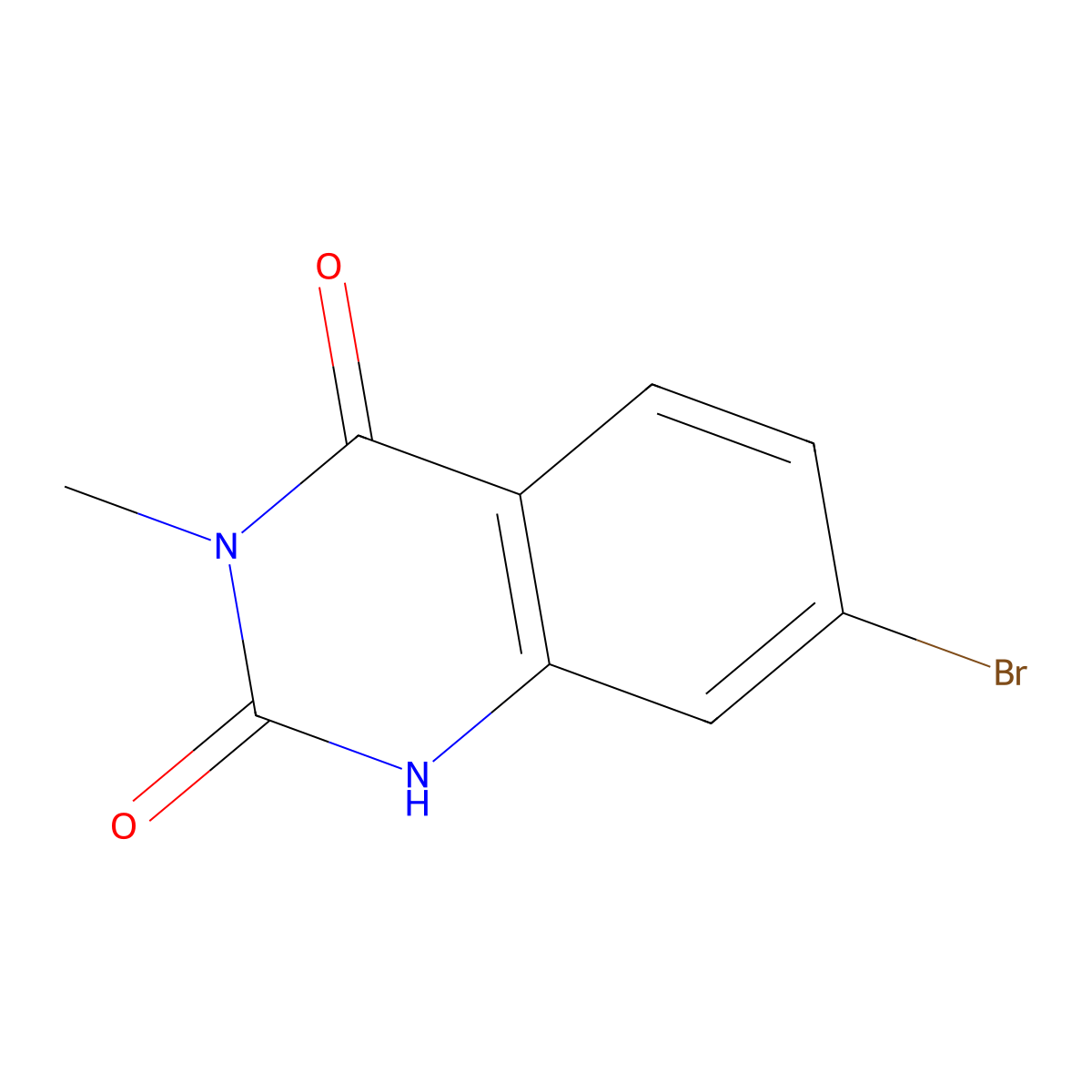 7-Bromo-3-methyl-1,2,3,4-tetrahydroquinazoline-2,4-dione molecular structure, CAS 1223580-11-7