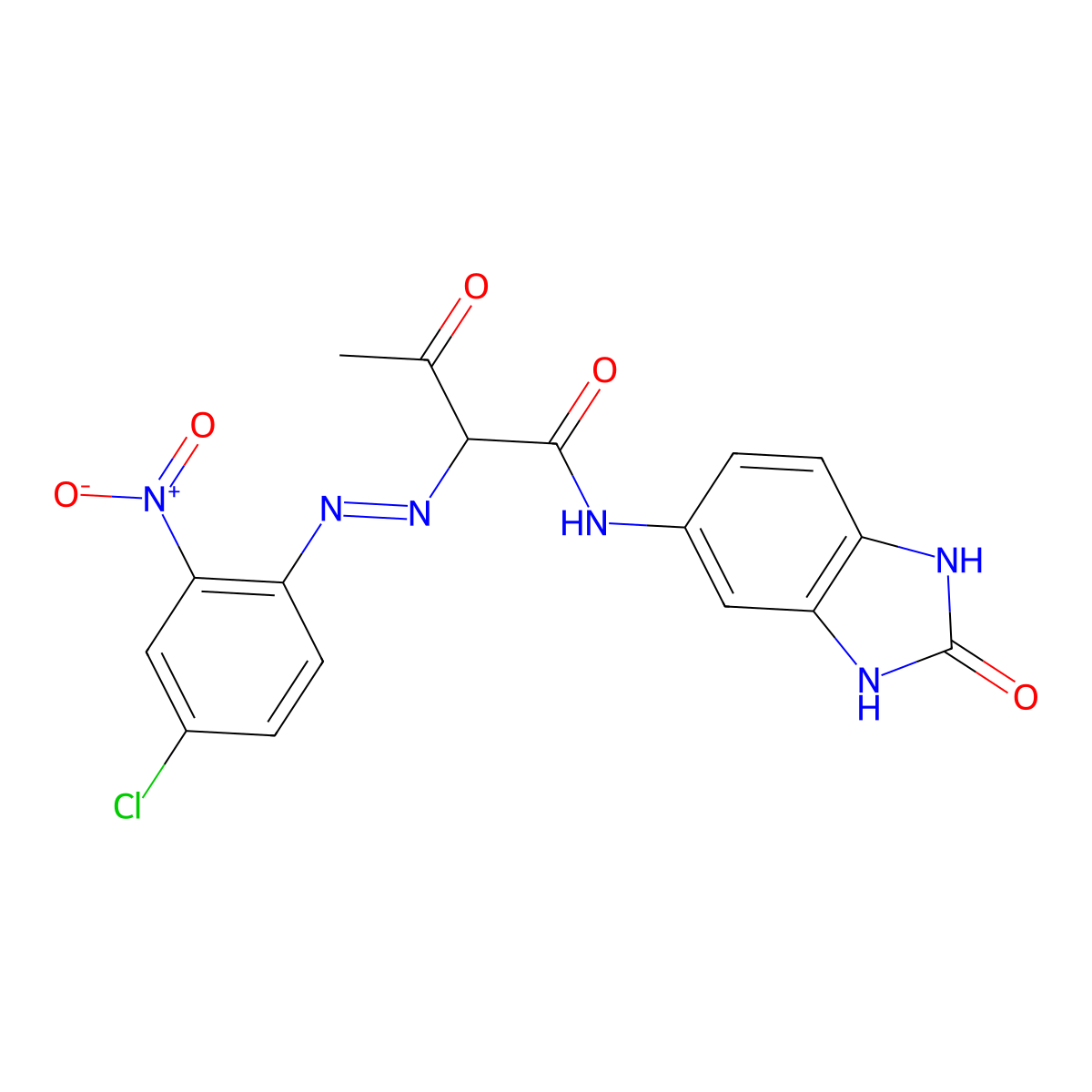 C.I. Pigment Orange molecular structure, CAS 12236-62-3