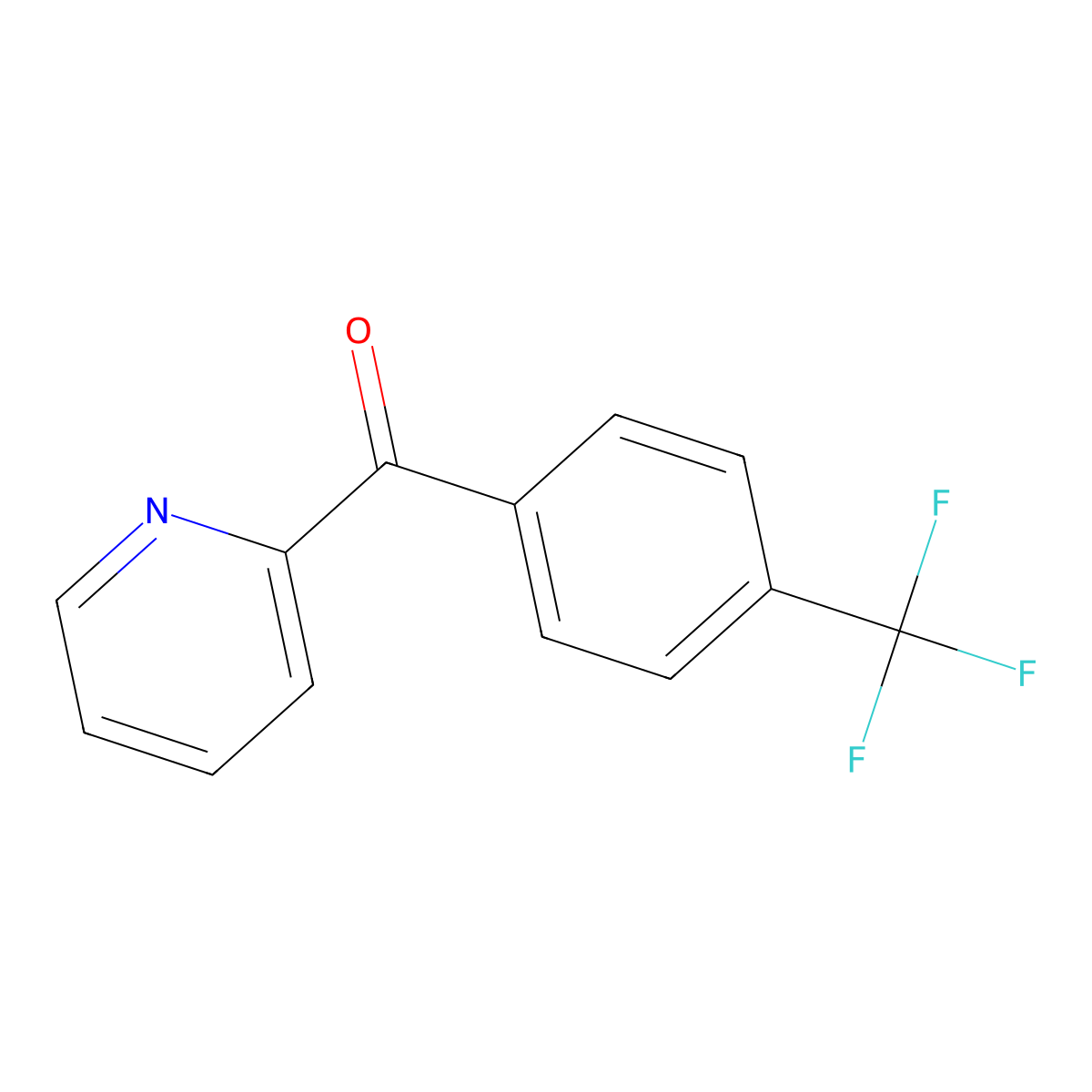 2-(4-Trifluoromethylbenzoyl)pyridine molecular structure, CAS 122377-19-9