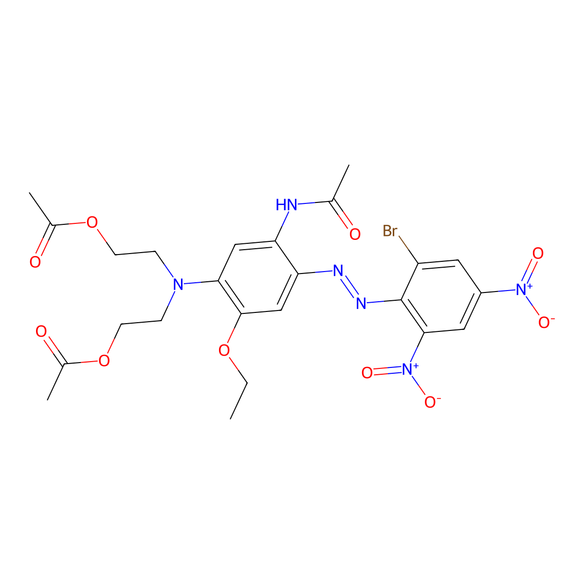 C.I. Disperse Blue 79 molecular structure, CAS 12239-34-8