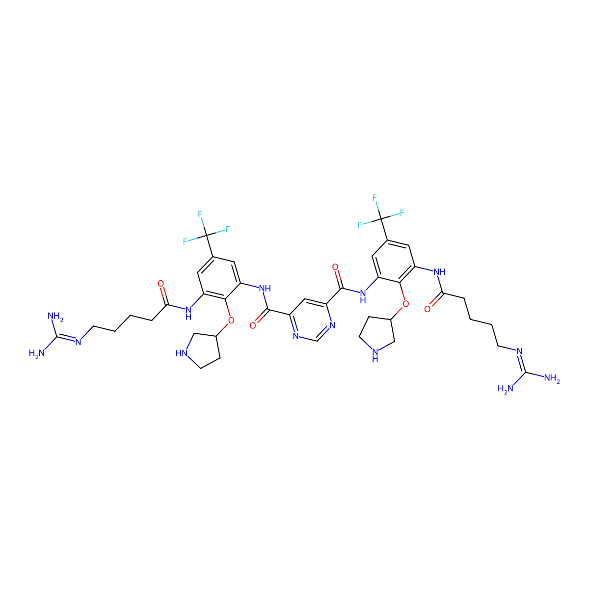 Brilacidin molecular structure, CAS 1224095-98-0