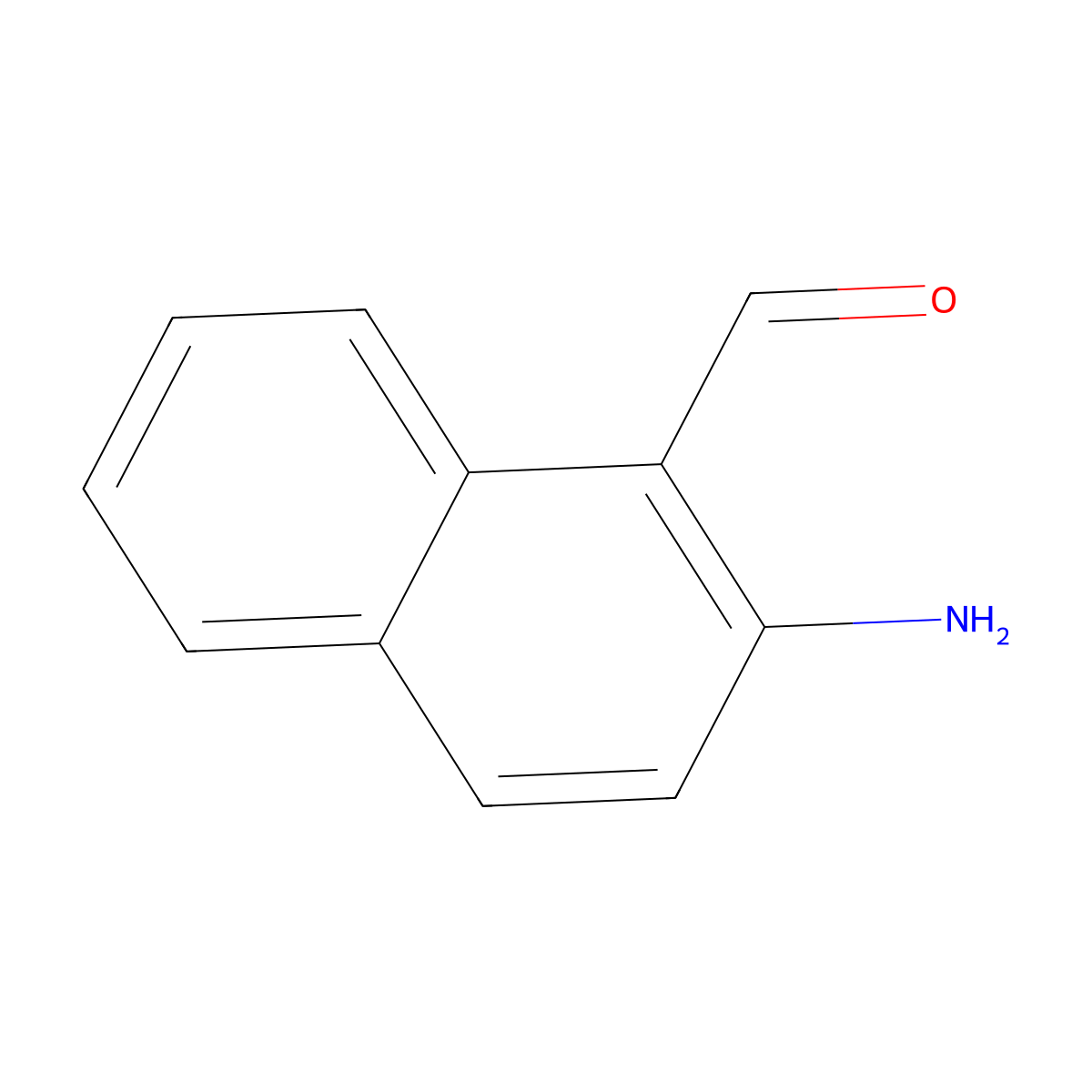 2-Amino-1-naphthaldehyde molecular structure, CAS 1224464-20-3
