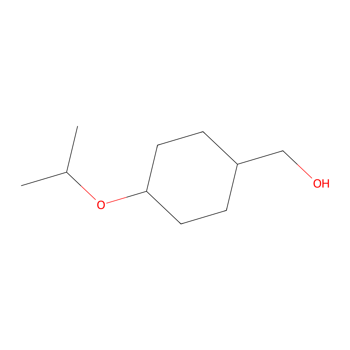 [4-(Propan-2-yloxy)cyclohexyl]methanol molecular structure, CAS 1224582-24-4