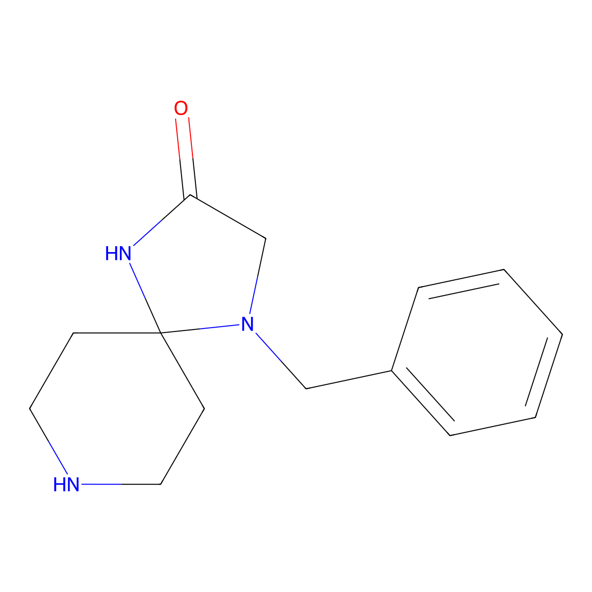 4-Benzyl-1,4,8-triazaspiro[4.5]decan-2-one molecular structure, CAS 1224591-37-0