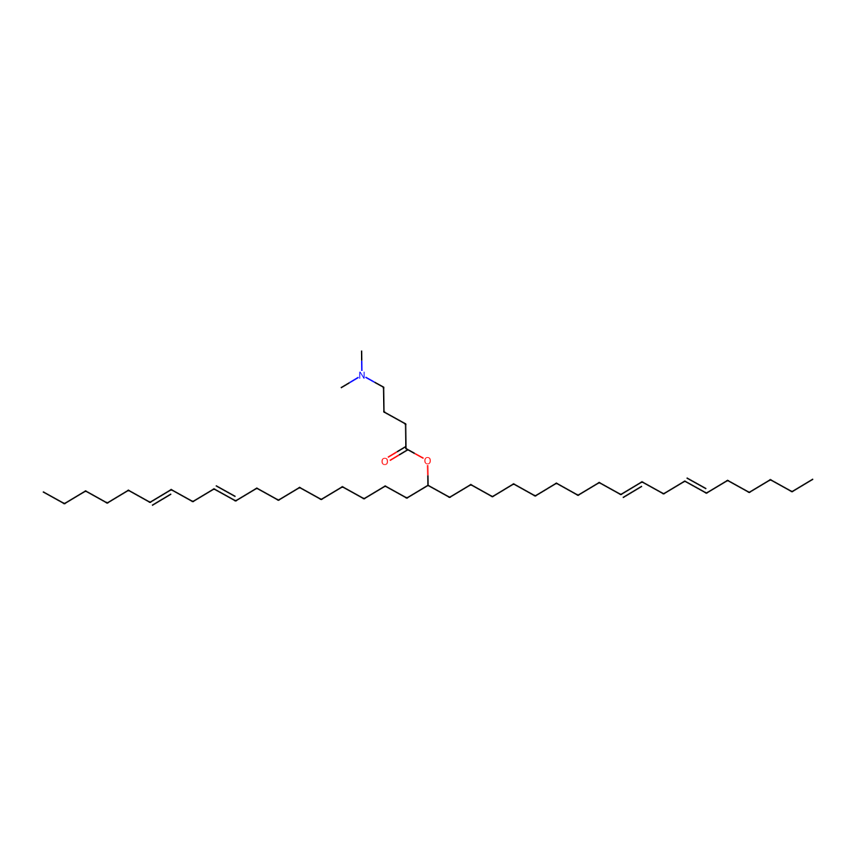 Dlin-mc3-dma molecular structure, CAS 1224606-06-7