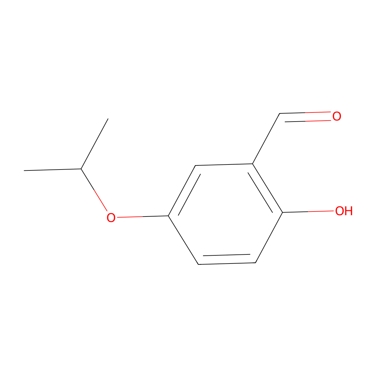2-Hydroxy-5-isopropoxybenzaldehyde molecular structure, CAS 1224629-09-7