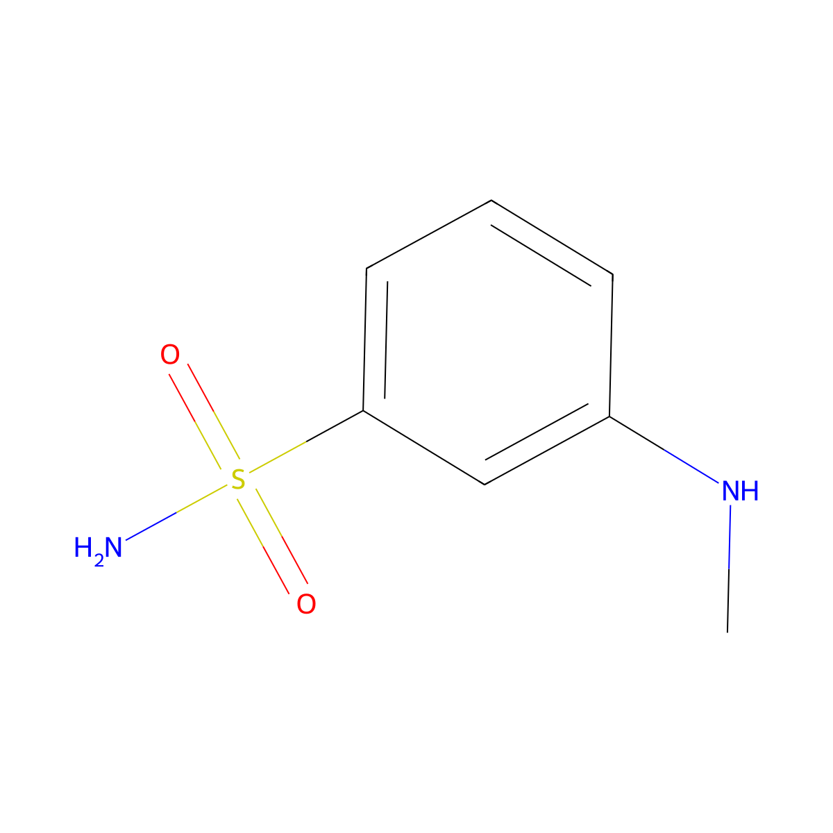 3-(Methylamino)benzene-1-sulfonamide molecular structure, CAS 1224685-00-0