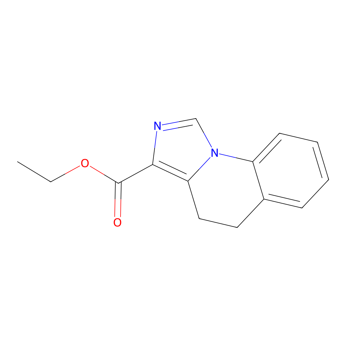 ethyl 4H,5H-imidazo[1,5-a]quinoline-3-carboxylate molecular structure, CAS 1224847-65-7