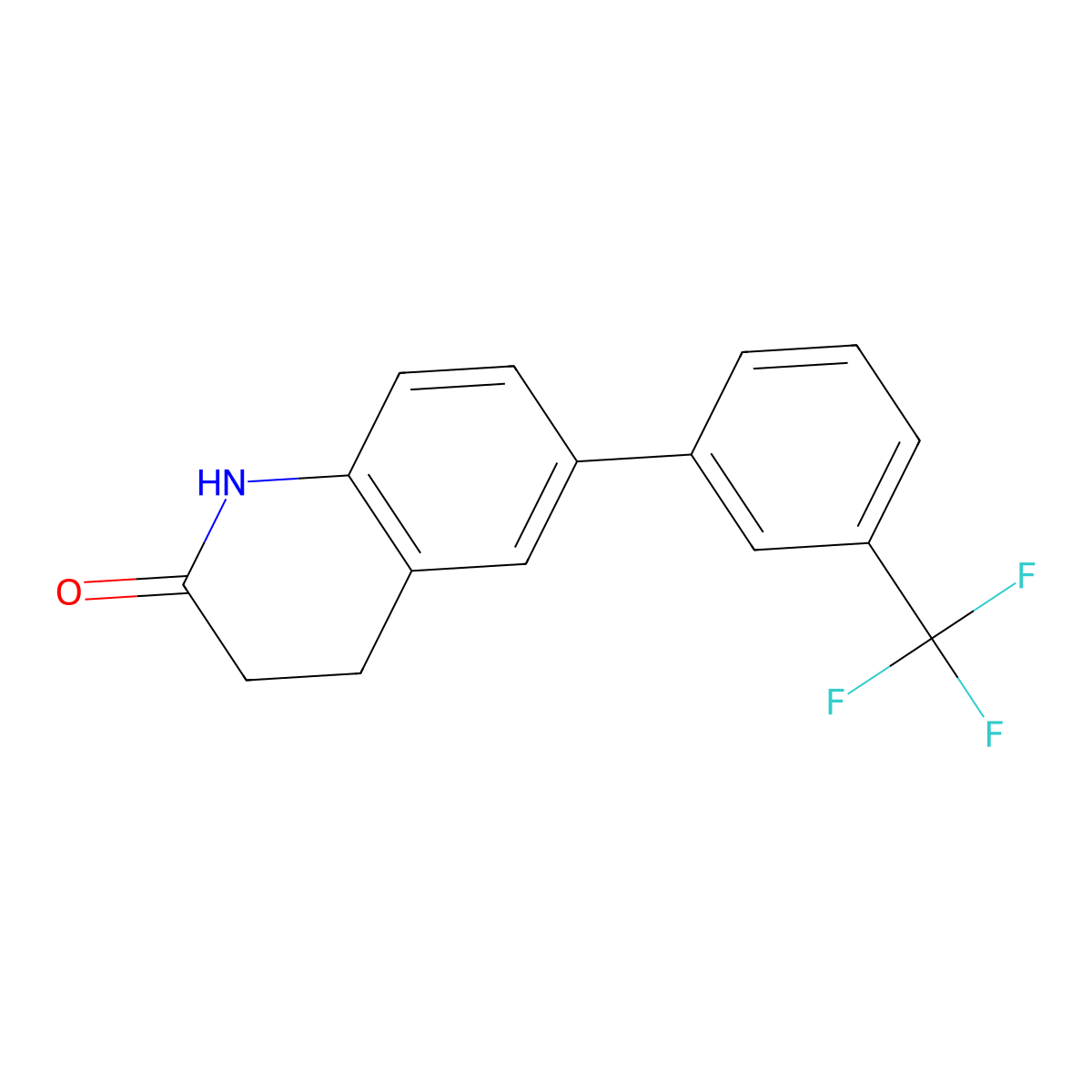 6-[3-(Trifluoromethyl)phenyl]-3,4-dihydroquinolin-2(1h)-one molecular structure, CAS 1224927-23-4