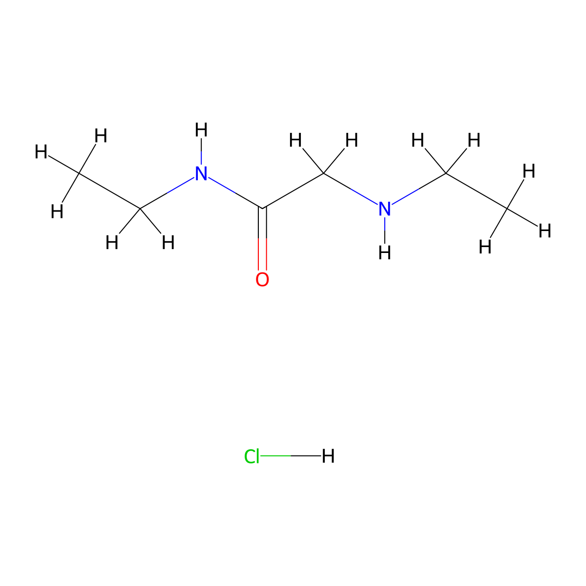 N-Ethyl-2-(ethylamino)acetamide hydrochloride molecular structure, CAS 1225040-14-1
