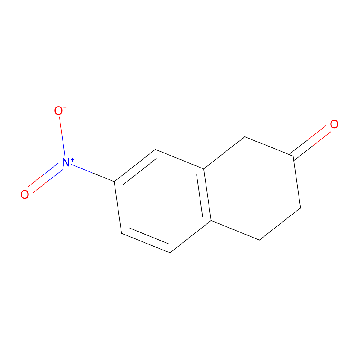 7-Nitro-2-tetralone molecular structure, CAS 122520-12-1