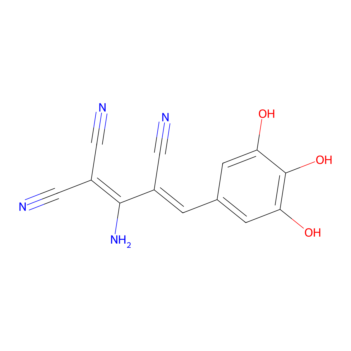 Tyrphostin 51 molecular structure, CAS 122520-90-5