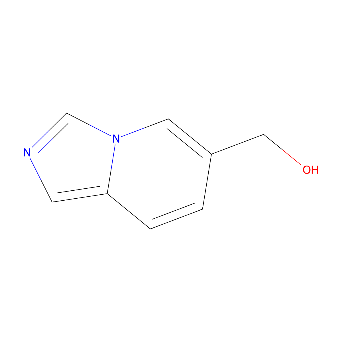 {Imidazo[1,5-a]pyridin-6-yl}methanol molecular structure, CAS 1225209-79-9