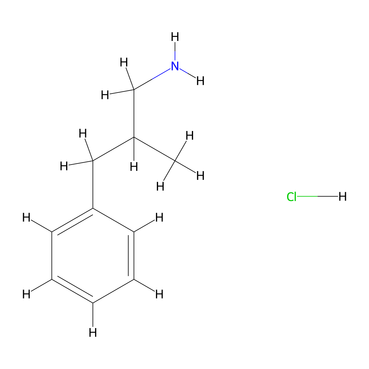 2-Methyl-3-phenylpropan-1-amine hydrochloride molecular structure, CAS 1225286-56-5