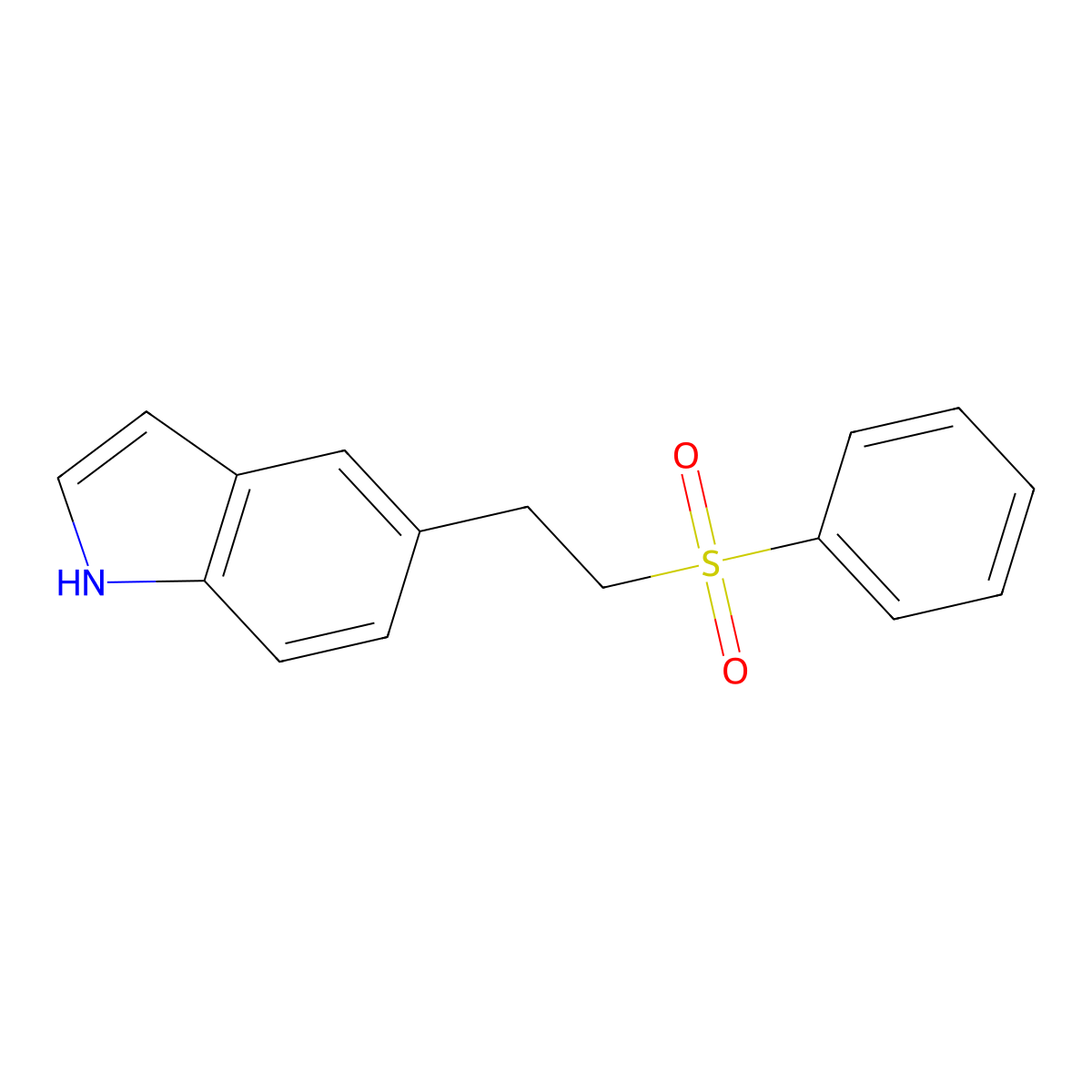 3-Dealkyl eletriptan molecular structure, CAS 1225327-16-1