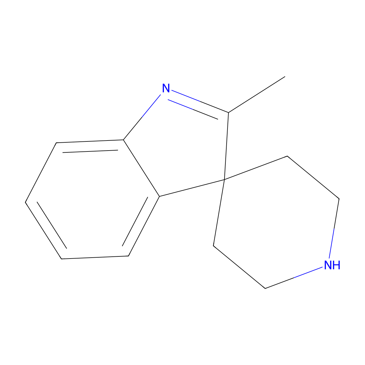 2-Methylspiro(indole-3,4'-piperidine) molecular structure, CAS 1225388-67-9