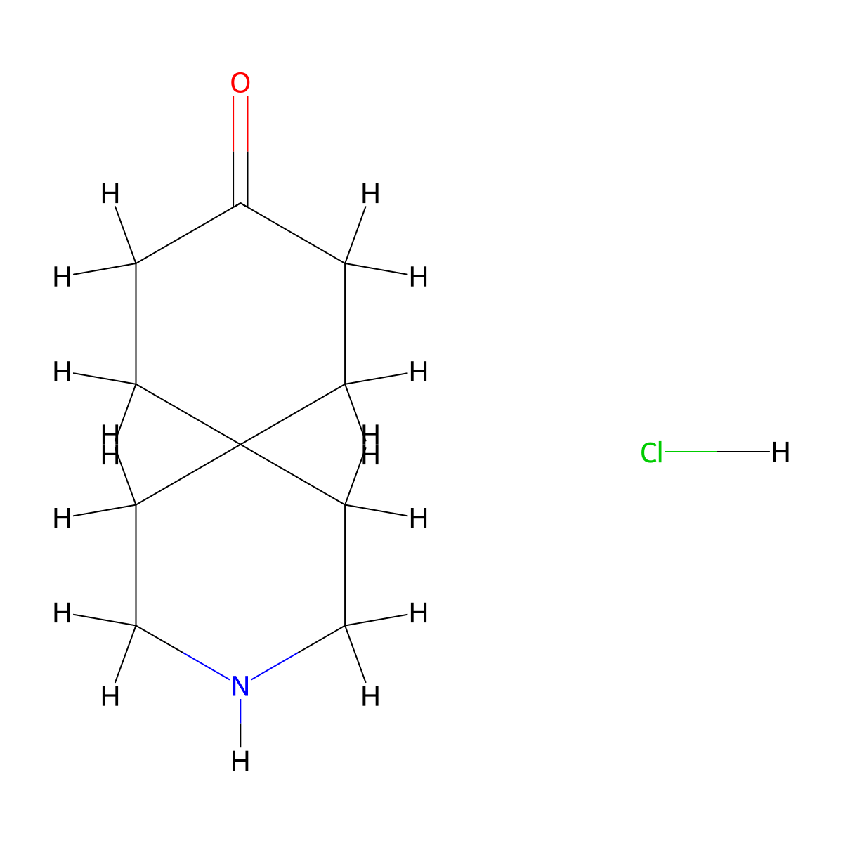 3-Azaspiro[5.5]undecan-9-one hydrochloride molecular structure, CAS 1225437-09-1
