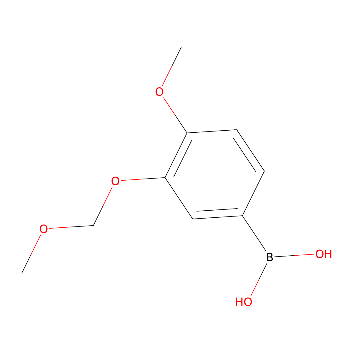 (4-Methoxy-3-(methoxymethoxy)phenyl)boronic acid molecular structure, CAS 1225441-53-1