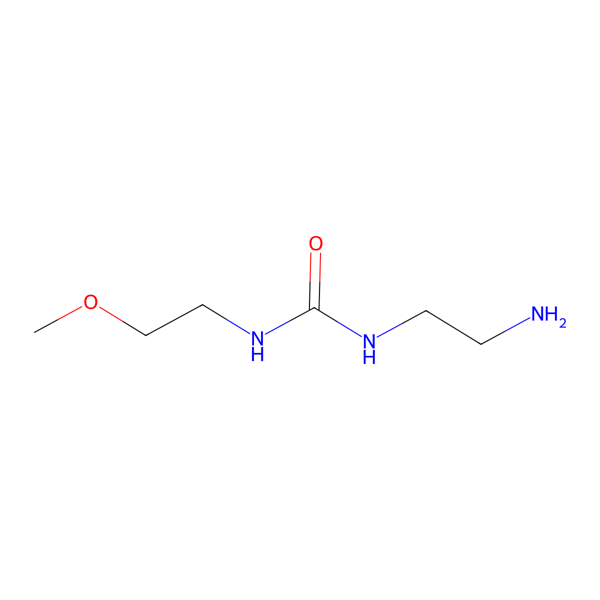 3-(2-Aminoethyl)-1-(2-methoxyethyl)urea molecular structure, CAS 1225478-48-7