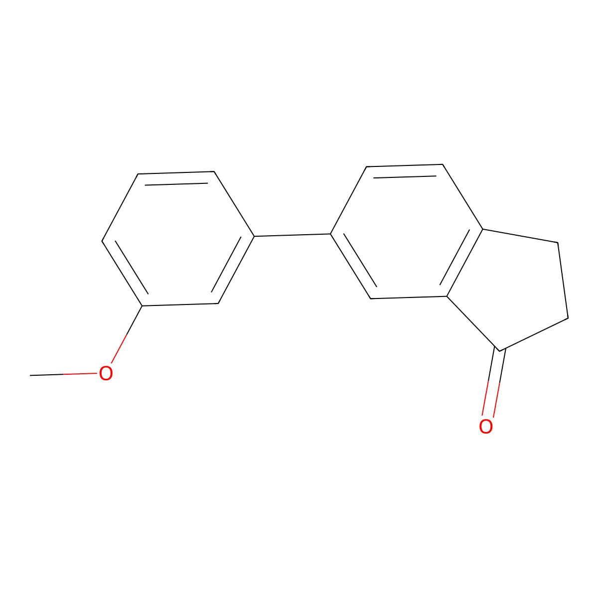 6-(3-Methoxyphenyl)-2,3-dihydro-1H-inden-1-one molecular structure, CAS 1225554-15-3