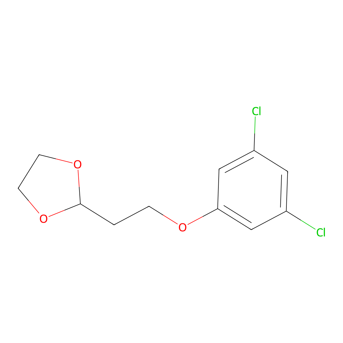 2-[2-(3,5-Dichloro-phenoxy)ethyl]-1,3-dioxolane molecular structure, CAS 1225565-24-1