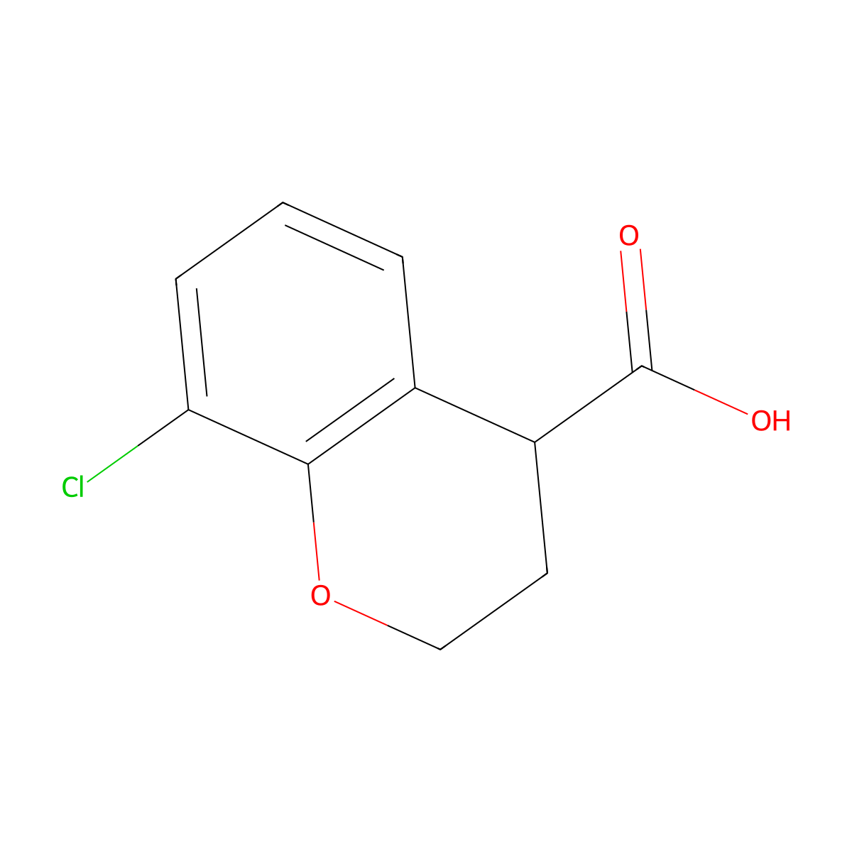 8-Chlorochroman-4-carboxylic acid molecular structure, CAS 1225602-83-4