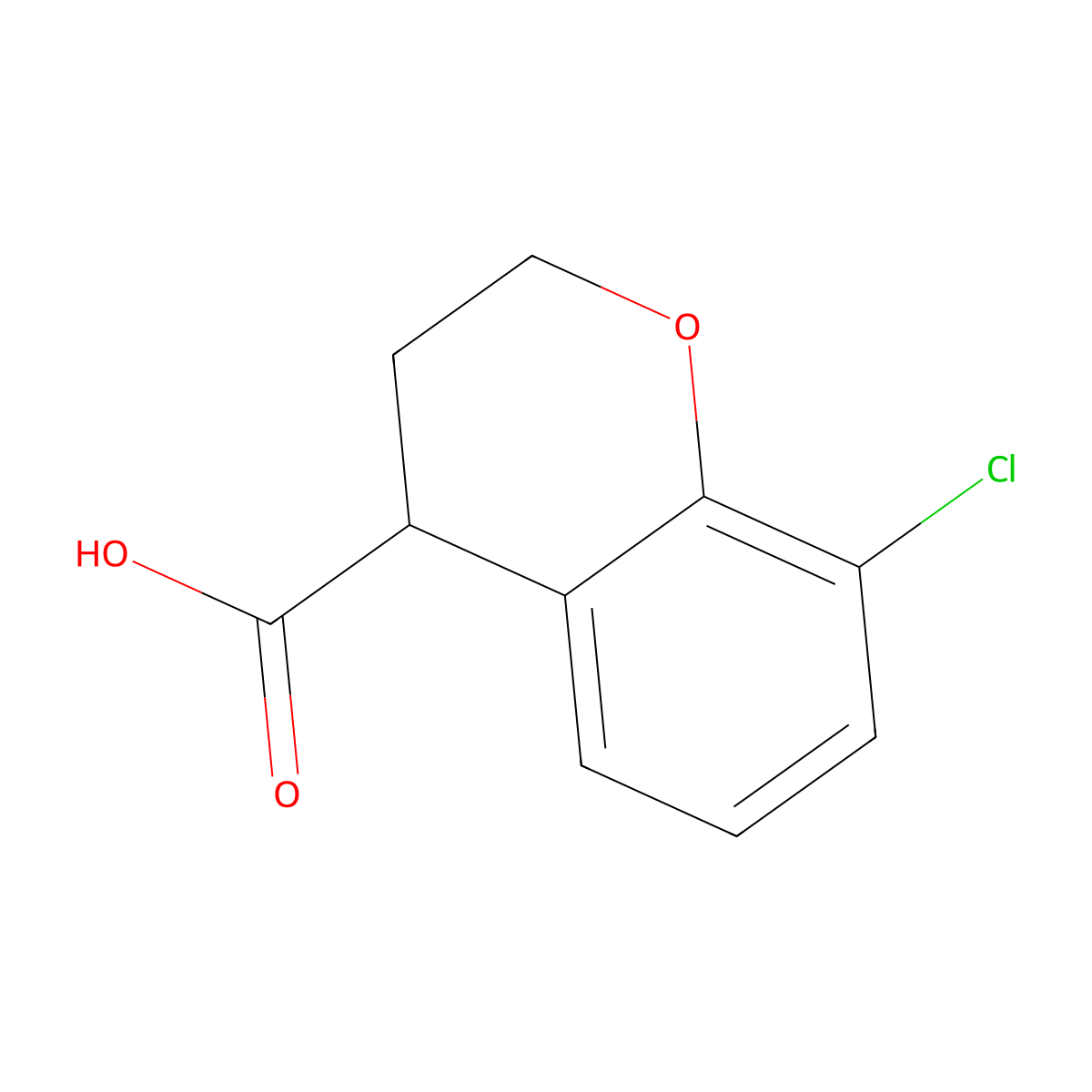 8-Chlorochroman-4-carboxylic acid molecular structure, CAS 1225602-83-4