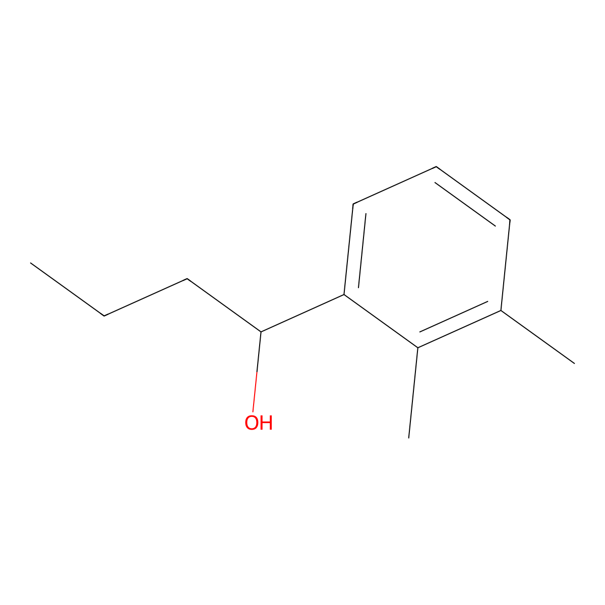 1-(2,3-Dimethylphenyl)-1-butanol molecular structure, CAS 1225605-23-1