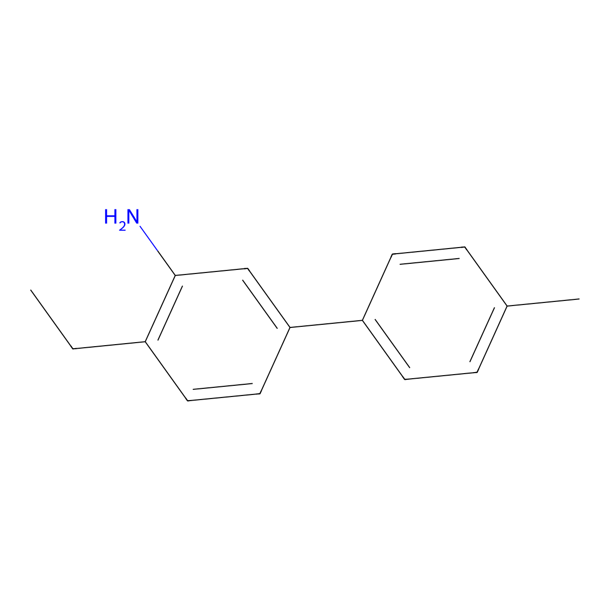 2-Ethyl-5-(4-methylphenyl)aniline molecular structure, CAS 1225608-70-7