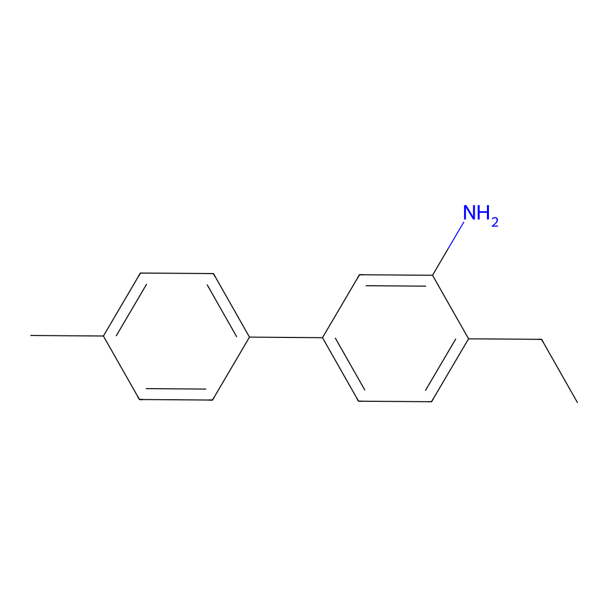 2-Ethyl-5-(4-methylphenyl)aniline molecular structure, CAS 1225608-70-7