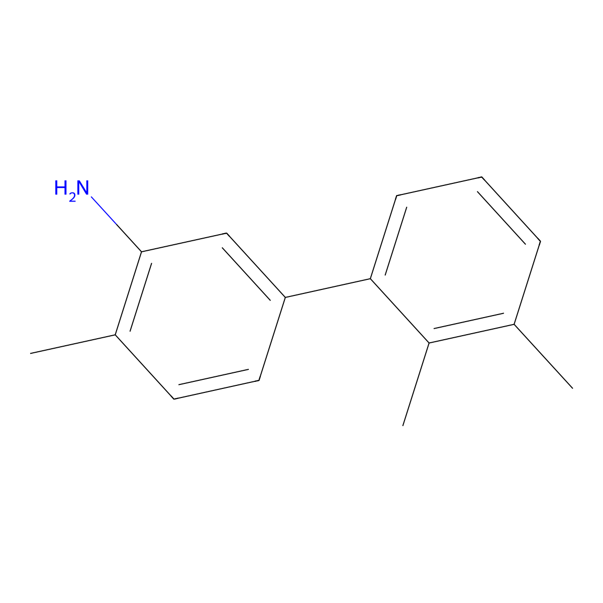 2',3',4-Trimethyl-[1,1'-biphenyl]-3-amine molecular structure, CAS 1225608-80-9