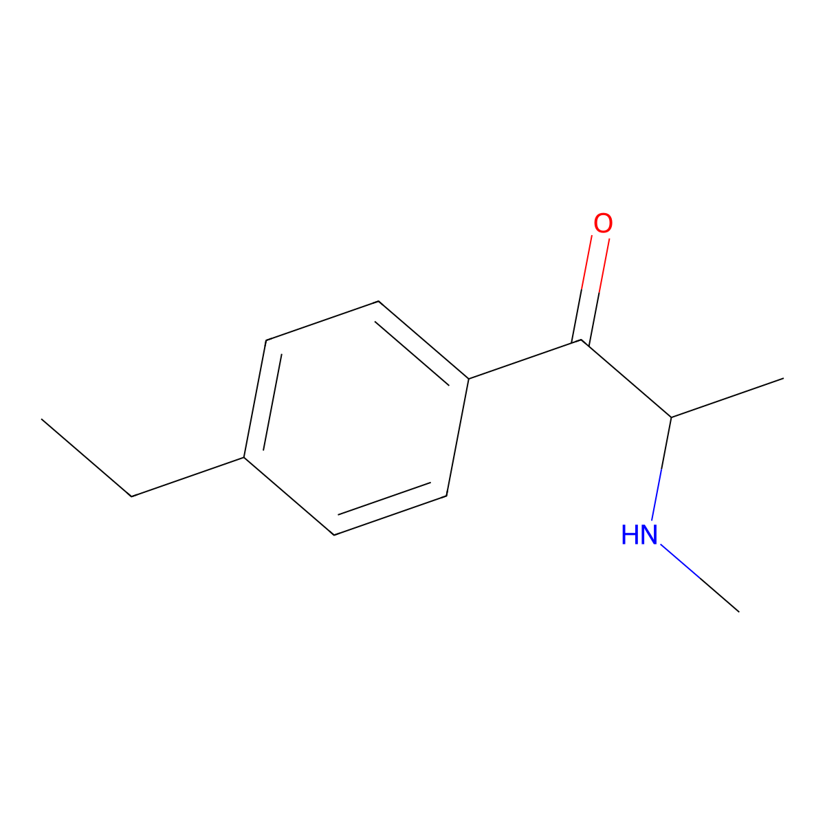 4-Ethylmethcathinone molecular structure, CAS 1225622-14-9