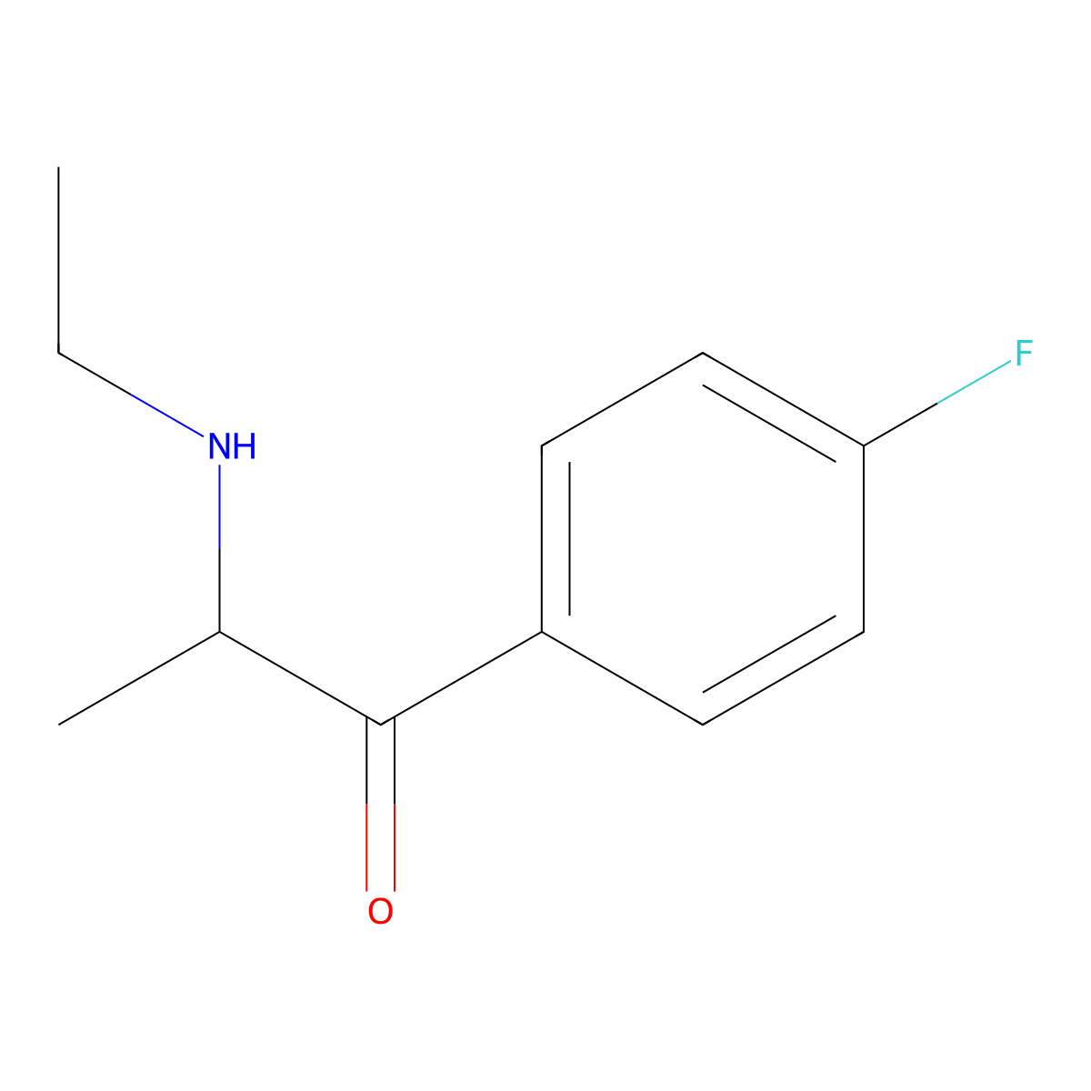 4-Fluoroethcathinone molecular structure, CAS 1225625-74-0
